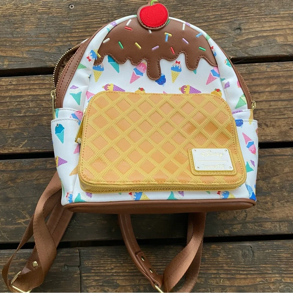 Loungefly disney princess ice cream back pack icecream
